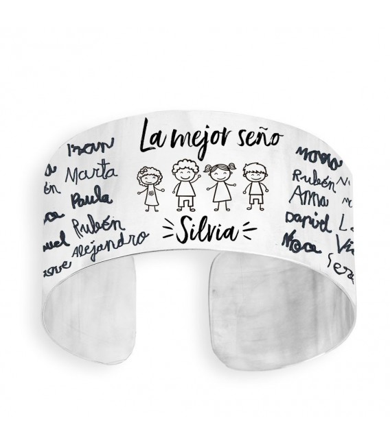 Brazalete Personalizable Plata
