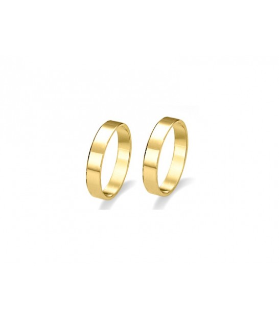 Alianza Oro Amarillo 18kt Bisel