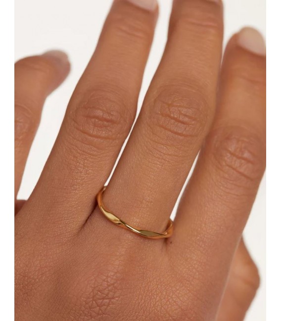 Anillo Spiral Gold de PDPAOLA