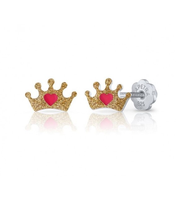 Pendientes Corona Niña
