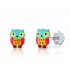 Pendientes Búhos Multicolor