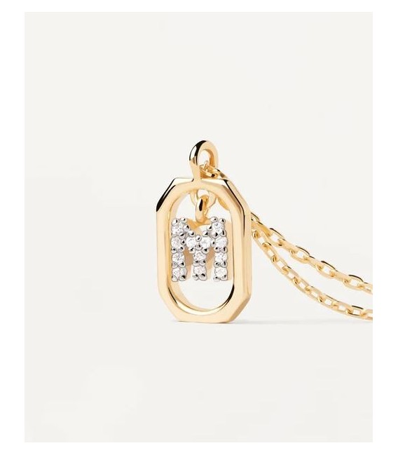Collar Mini Letter M de PDPAOLA CO01-524-U