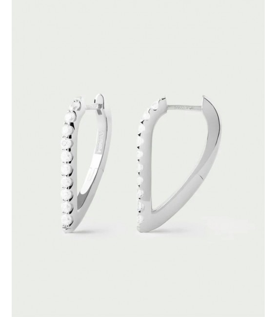 Aros de plata Gloss PDPAOLA AR02-G27-U