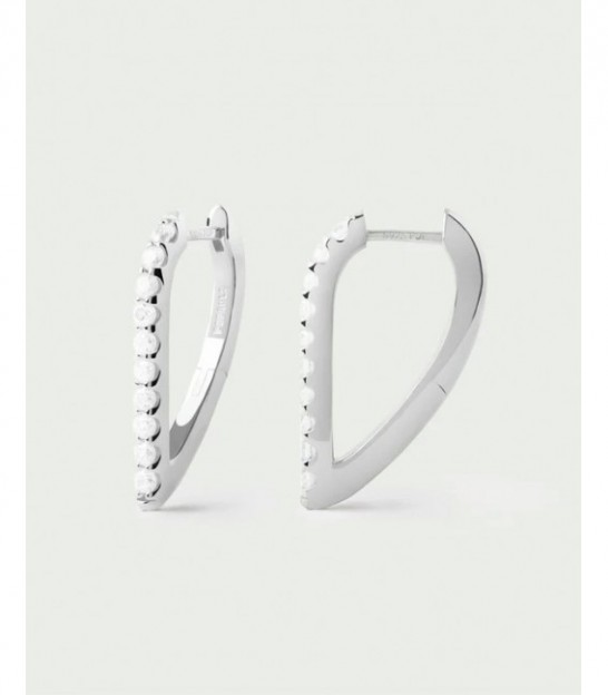 Aros de plata Gloss PDPAOLA AR02-G27-U