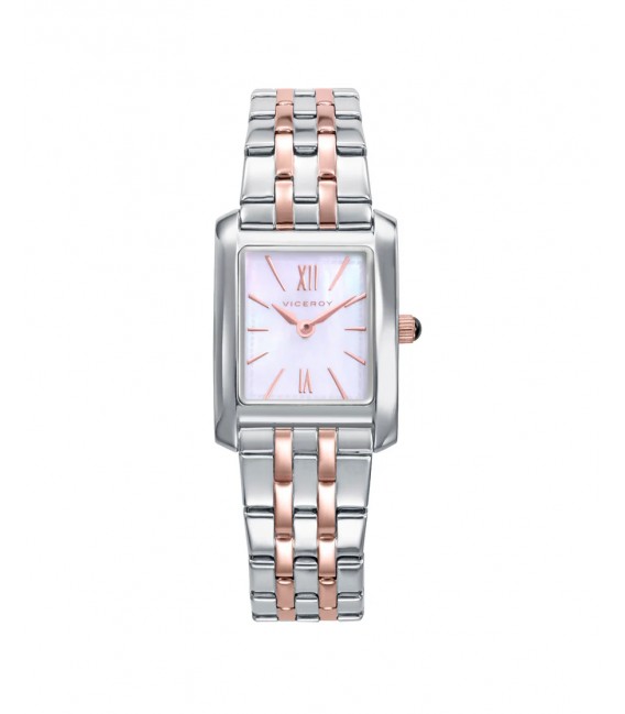 Reloj mujer Viceroy acero bitono esfera madreperla rosa 41164-73