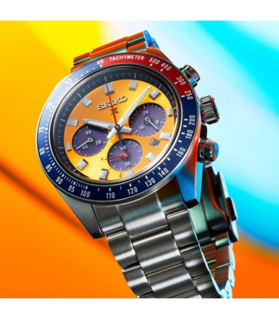 Cronógrafo hombre Seiko Prospex Speedtimer Solar Pogue SSC947P1