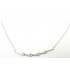Collar Llamp Or blanc 18kt Diamants